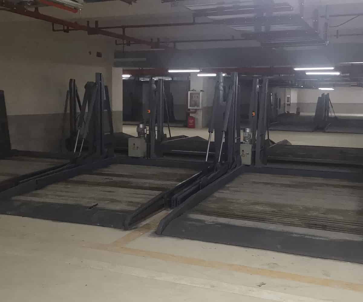 二層升降機械停車設備二手